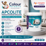 Apcolite Premium Interior Emulsion – Brilliant White - Image 2